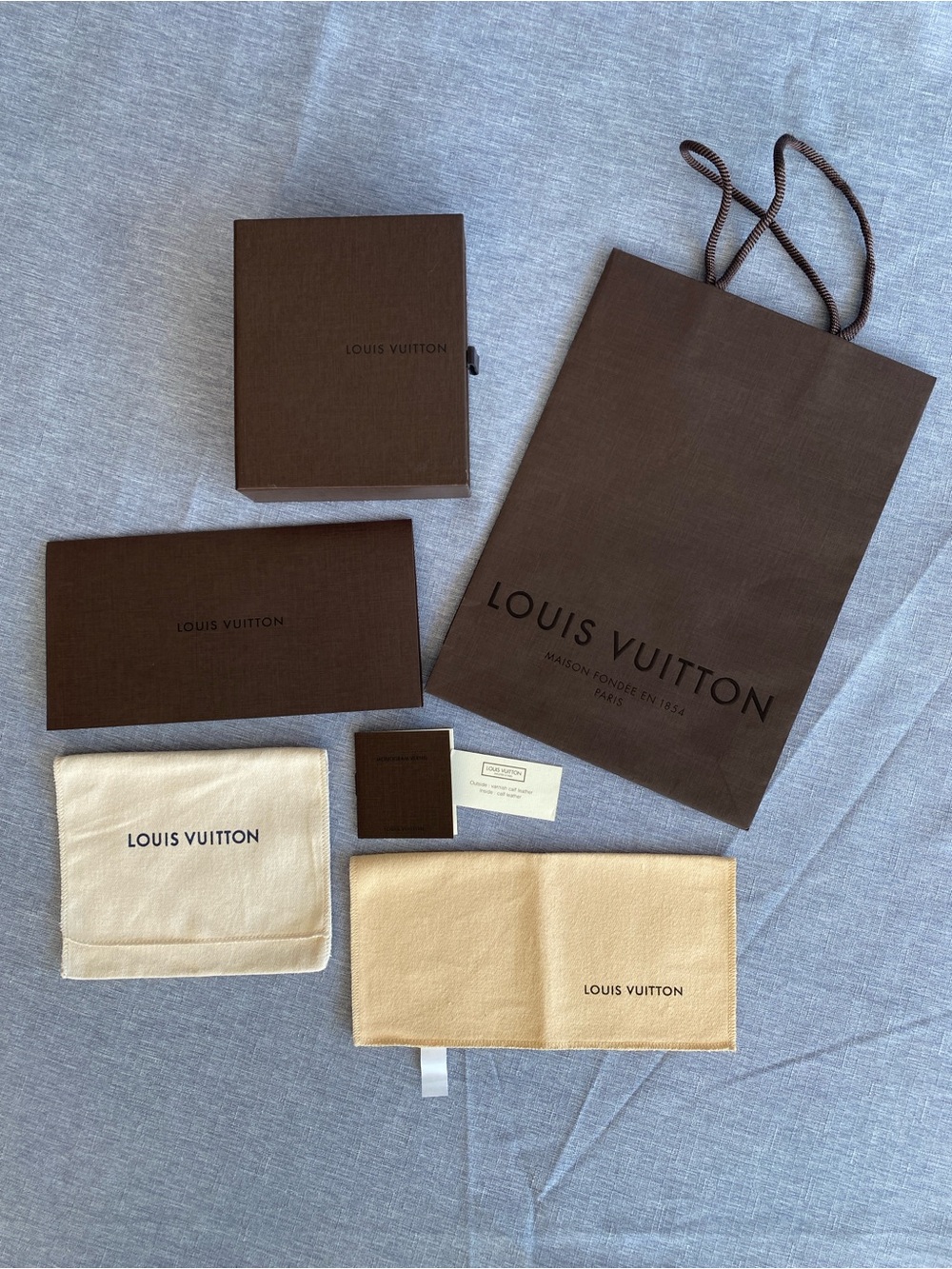 Authentic Louis Vuitton | Full Wallet Gift Packaging Set